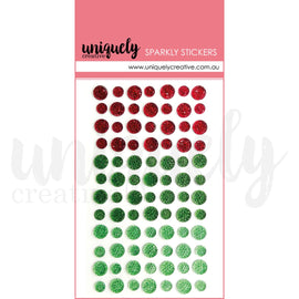 Uniquely Creative - Sparkly Stickers - Christmas