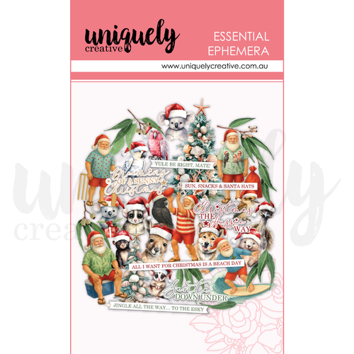Uniquely Creative - Home For Christmas - Ephemera "Aussie Christmas"