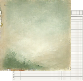 Uniquely Creative - Field Notes - 12x12 Pattern Paper "Northline"