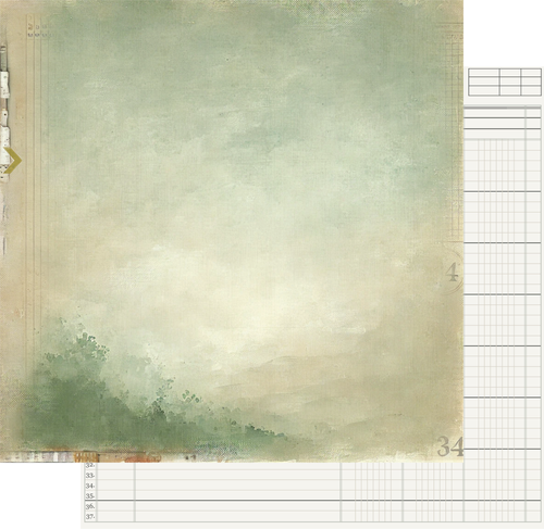 Uniquely Creative - Field Notes - 12x12 Pattern Paper "Northline"