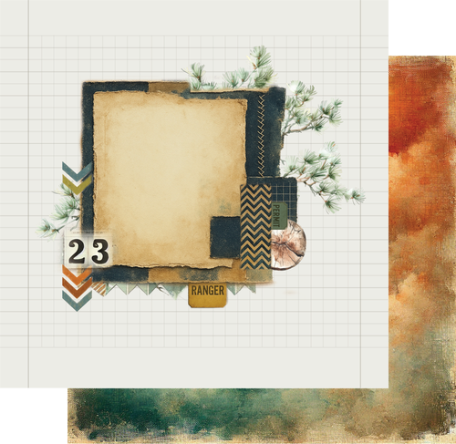 Uniquely Creative - Field Notes - 12x12 Pattern Paper "Trek & Trail"