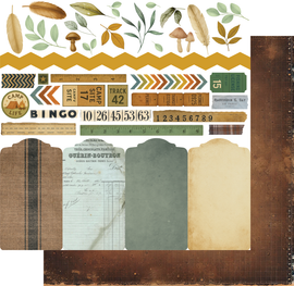 Uniquely Creative - Field Notes - 12x12 Pattern Paper "Wild Terrain"