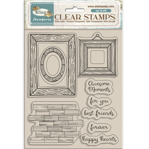 Stamperia - Alterego - Acrylic Stamp 14x18cm "Frames"