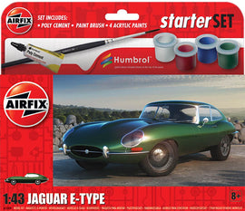 Airfix - Small Starter Set - Jaguar E-Type ((Skill Level 1)