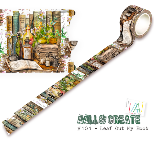 AALL & Create - Layer It Up Washi Tape #101 - Leaf Out My Book