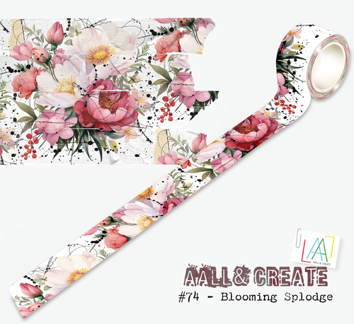 AALL & Create - Layer It Up Washi Tape #74 - Blooming Splodge