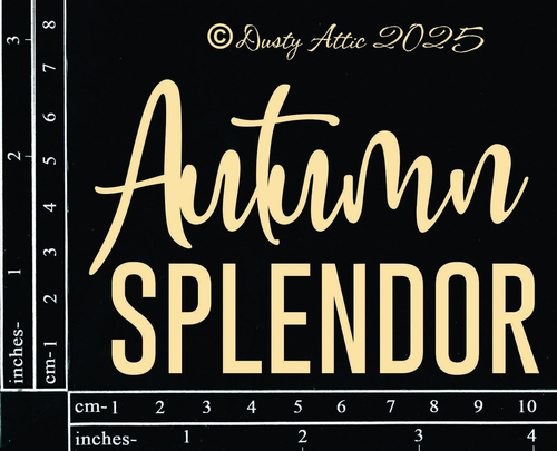 Dusty Attic - "Words - Autumn Splendor"