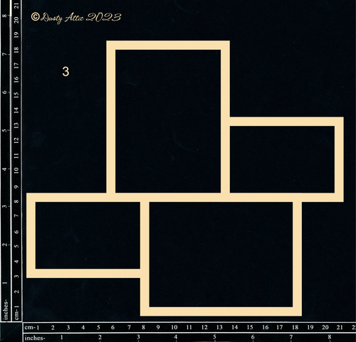 Dusty Attic - "Collage Frameworks #3"