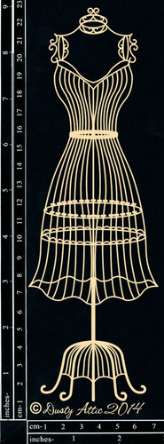 Dusty Attic - "Wire Dress Form #1"