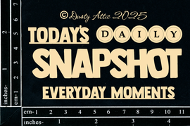 Dusty Attic - "Words - Today's Daily Snapshot"