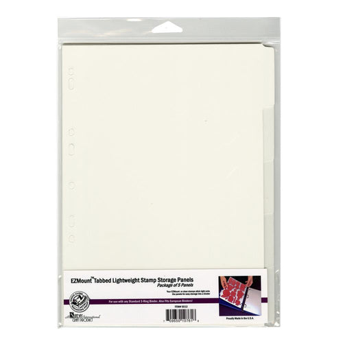 EZMount Tabbed Stamp Storage Panels 9"x11" (5pk) (SS12)