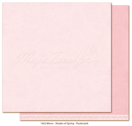 Maja Design - Monochromes - Shades Of Spring - 12x12 Paper "Pastel Pink"