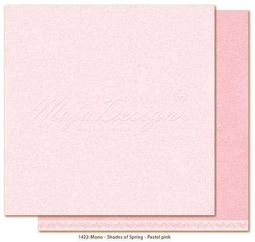 Maja Design - Monochromes - Shades Of Spring - 12x12 Paper "Pastel Pink"