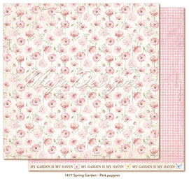 Maja Design - Spring Garden - 12x12 Paper "Pink Poppies"