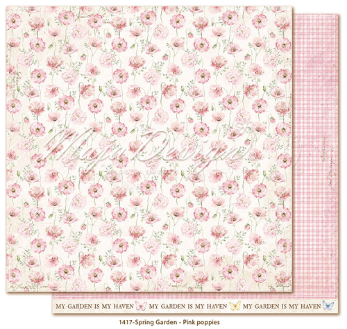 Maja Design - Spring Garden - 12x12 Paper "Pink Poppies"