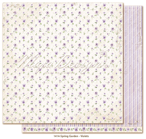 Maja Design - Spring Garden - 12x12 Paper "Violets"