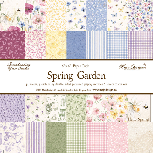 Maja Design - Spring Garden - 6x6 Paper Pack
