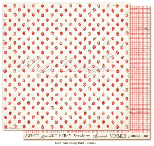 Maja Design - Strawberry Thief - 12x12 Paper "Berries"