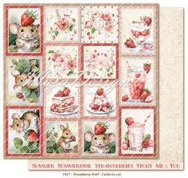 Maja Design - Strawberry Thief - 12x12 Paper "Cut-Out-Cards"