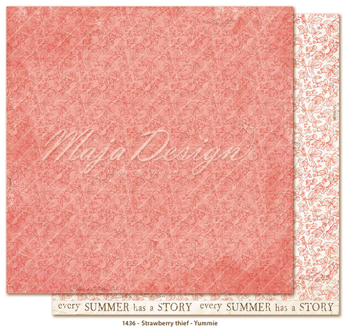 Maja Design - Strawberry Thief - 12x12 Paper "Yummie"