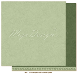 Maja Design - Monochromes - Strawberry Shades - 12x12 Paper "Summer Green"