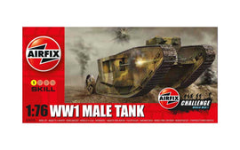 Airfix - Model Kit - Vintage Classics - WW1 Male Tank Mk.1
