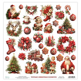 Mintay - 12x12 Elements (Cut Aparts) - Vintage Christmas