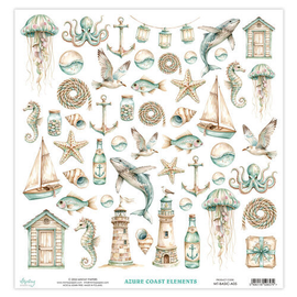 Mintay - 12x12 Elements (Cut Aparts) - Azure Coast