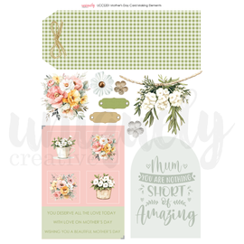 Uniquely Creative - Mother's Day Card Making Elements - A4 Cut-A-Part Sheet