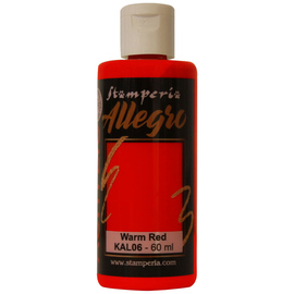 Stamperia - Allegro Paint - Warm Red 60ml