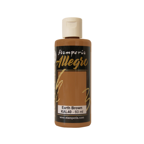 Stamperia - Allegro Paint - Earth Brown 60ml