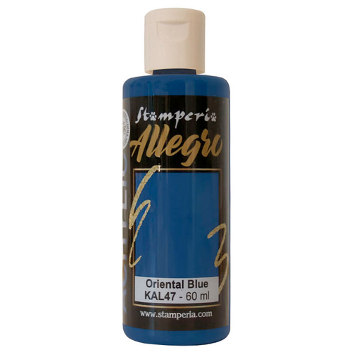 Stamperia - Allegro Paint - Oriental Blue 60ml