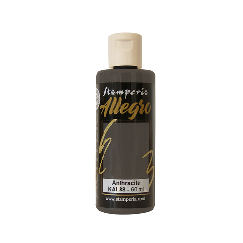 Stamperia - Allegro Paint - Anthracite 60ml
