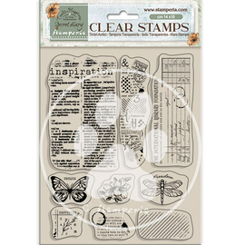 Stamperia - Secret Diary - Acrylic Stamp 14x18cm