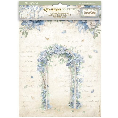 Stamperia - Timeless - A4 Assorted Rice Papers (6 Sheets)