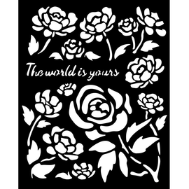 Stamperia - Timeless - Stencil 20x25cm - Roses