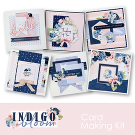 Uniquely Creative - Indigo Bloom - Card Making Kit