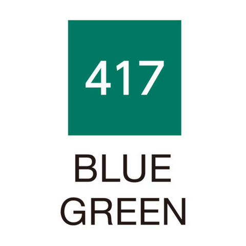 Kuretake - Zig Clean Color Real Brush - BLUE GREEN FAMILY - Individual Brushes