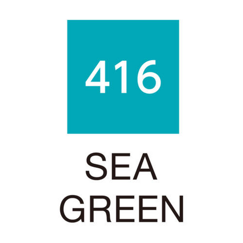 Kuretake - Zig Clean Color Real Brush - BLUE GREEN FAMILY - Individual Brushes