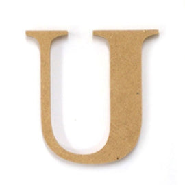Kaisercraft 6cm Wood Letters - U