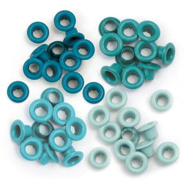 We R Memory Keepers - Standard Eyelets - Aqua