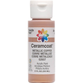 Delta Creative- Ceramcoat Paint - Metallic Copper (2oz)