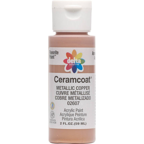 Delta Creative- Ceramcoat Paint - Metallic Copper (2oz)