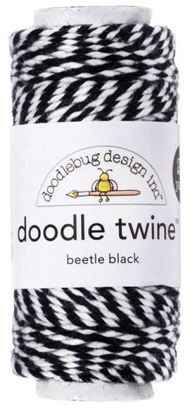 Doodlebug Design Inc - Doodle Twine - Beetle Black (20yards)