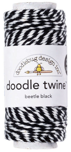 Doodlebug Design Inc - Doodle Twine - Beetle Black (20yards)