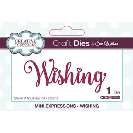 Creative Expressions Dies by Sue Wilson - Mini Expressions - Wishing