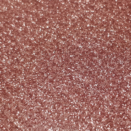 Siser Heat Transfer Vinyl - Moda Glitter 2 - Rose Gold (A3 Sheet)