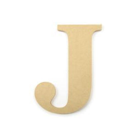 Kaisercraft 17cm Wood Letters - J