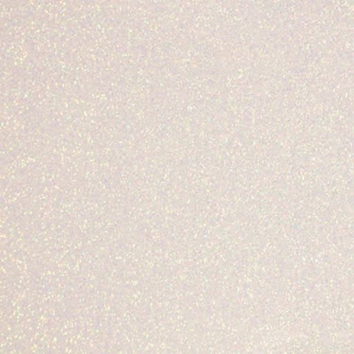 Siser Heat Transfer Vinyl - Moda Glitter 2 - Rainbow White (A3 Sheet)