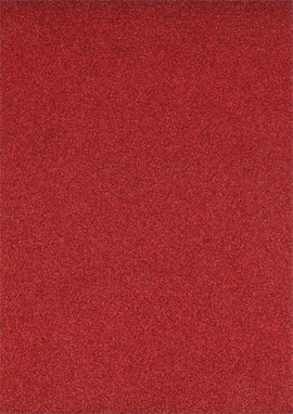 Sullivans - Glitter A4 Card - Red